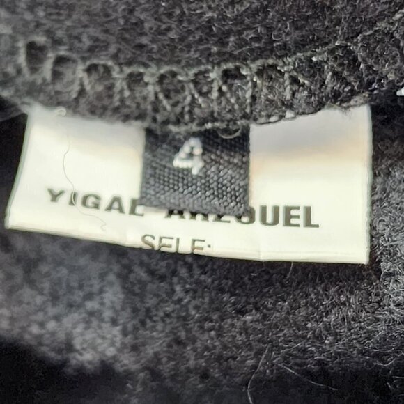 Yigal Azrouel Black Woolen Sheath Dress, Women's 4 - Picture 8 of 12